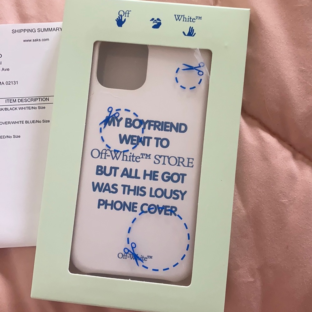 Off-White Boyfriend 11 Pro case!
